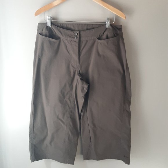 MEC Women's Outdoor Tech Pants Taupe Grey Size 12 - Picture 1 of 14